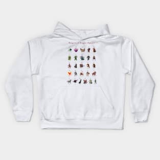 Monster Alphabet Kids Hoodie